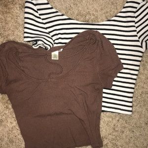Two crop tops!